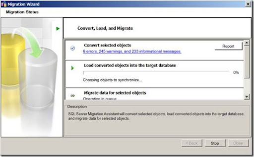 Sql server migration assistant - ludafaces